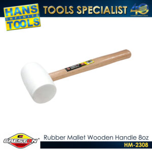 Creston Rubber Mallet Wooden Handle ( White)
