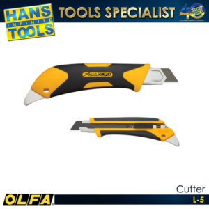 OLFA L-5 Heavy Duty Cutter with Special X-design Comfort Grip