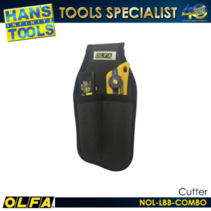 OLFA NOL-LBB-COMBO Heavy Duty Cutter with Extra 10 pcs. blade and Holster