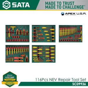 SATA SC09936 116Pcs NEV Repair Tool Set