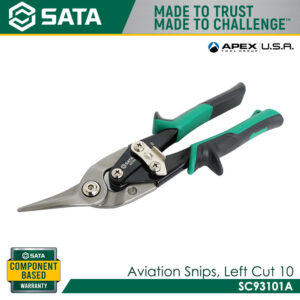 SATA SC93101A Aviation Snips, Left Cut 10"
