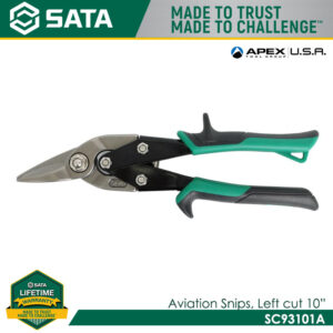 SATA SC93101A Aviation Snips, Left Cut 10"