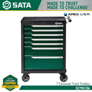 SATA SC95126 7 Drawer Tool Trolley