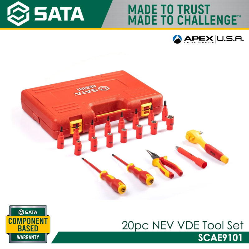 SATA SCAE9101 20pc Nev VDE Tool Set - Image 3
