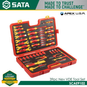 SATA SCAE9102 39pc Nev VDE Tool Set