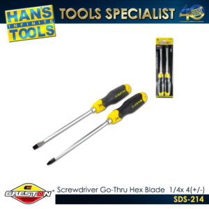 Creston Screwdriver Go-Thru Hex Blade