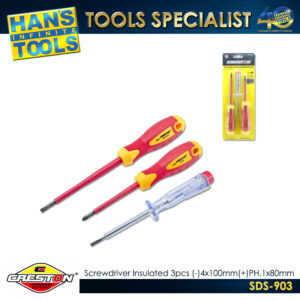 Creston SDS-903 Screwdriver 3pc Insulated Set