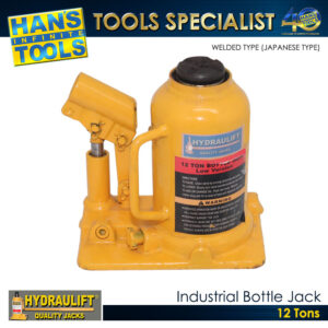 HYDRAULIFT 12 Tons Industrial Bottle Jack