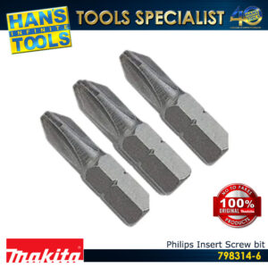 Makita 798314-6 Philips Insert Screw Bit