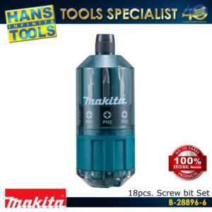 Makita B-28896-6 Screw Bit Set