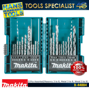 Makita B-44884 21pcs Assorted
