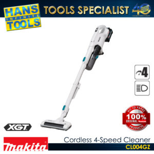 Makita CL004GZ Cordless 4-Speed Cleaner with LED Light, Cyclone System, Electric Rotary Brush, HEPA Filter 40V Max XGT Brushless [Bare Tool Only]