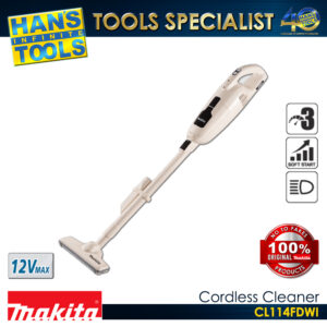Makita CL114FDWI Cordless Cleaner Built-In Battery 12V Max CXT Li-ion 1.4m/min, 5.0 kPa