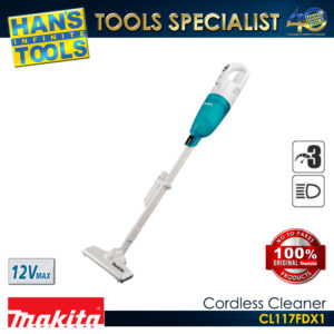 Makita CL117FDX1 Cordless 3-Speed Cleaner with LED Light, Built-In Battery 10.8V Li-ion 1.0m/min, 5.0 kPa