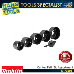 Makita D-70203 TCT Hole Saw Assortment 6PCS 32-64mm