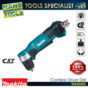 Makita DA333DZ Cordless Angle Drill 12V Max CXT Li-ion 10 mm (3/8") [Bare Tool Only]