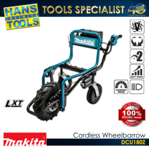 Makita DCU180Z Battery Powered Wheelbarrow 130 Kg (290 Lbs.) Capacity 18V LXT BL XPT [Bare Tool Only]