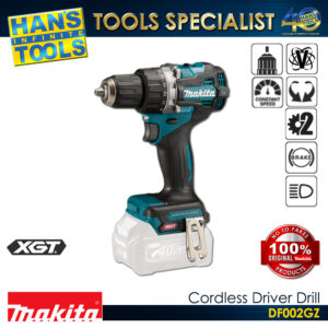 Makita DF002GZ Cordless Driver Drill 40V Max XGT BL XPT 13 mm (1/2") 65 N-m (580 in.lbs.) [Bare Tool Only]