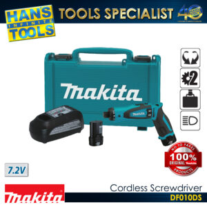 Makita DF010DS Cordless Driver Drill 7.2V Li-ion 5 mm (3/16")