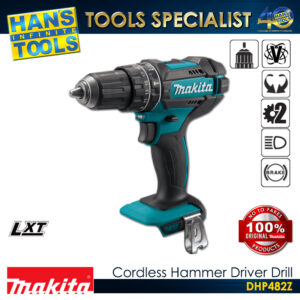Makita DHP482Z Cordless Hammer Driver Drill 18V LXT Li-ion XPT 13 mm (1/2") 54 N-m
