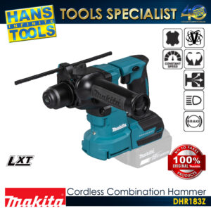 Makita DHR183Z Cordless Rotary Hammer, SDS-PLUS 18V LXT BL AVT XPT 18 mm (11/16")