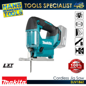Makita DJV186Z Cordless Top Handle Jig Saw, 3 Orbital Settings plus Straight Cutting 18V LXT