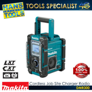 Makita DMR300 Cordless Bluetooth Job Site Radio with Battery Charging Function 12V Max/18V CXT LXT