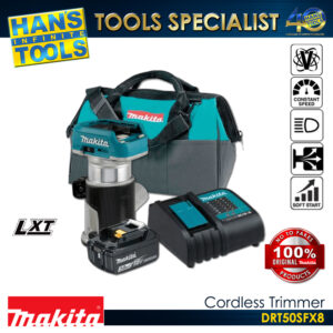 Makita DRT50SFX8 Cordless Variable Speed Trimmer 18V LXT BL 1/4" [KIT SET]