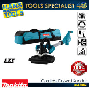 Makita DSL800Z Cordless Variable Speed Drywall Sander 18V LXT BL AWS XPT 225 mm (8-7/8") [Bare Tool Only]