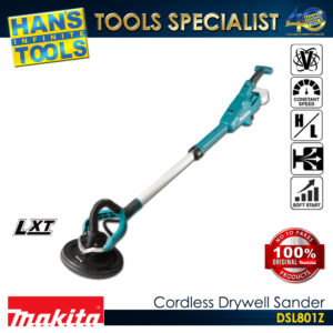 Makita DSL801Z Cordless Variable Speed Drywall Sander 18V LXT BL AWS 225 mm (8-7/8") [Bare Tool Only]