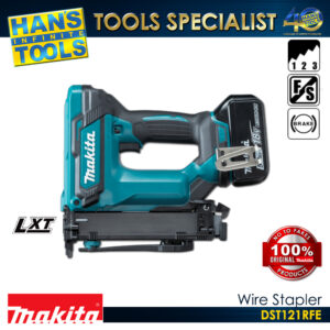 Makita DST121RFE Cordless J Wire Stapler 18V LXT Li-ion 10 mm [KIT SET]