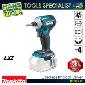 Makita DTD171Z Cordless Wood/Bolt/T-Mode Impact Driver 18V LXT BL XPT 180 Nm [Bare Tool Only]