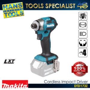 Makita DTD173Z Cordless Wood/Bolt/T-Mode Impact Driver 18V LXT BL 180 N-m (1,590 in.lbs.) [Bare Tool Only]
