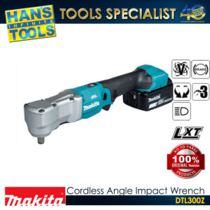 Makita DTL300Z Cordless Angle Impact Wrench (C-ring) 18V LXT BL XPT 12.7mm (1/2") [Battery and Charger are Sold Separately]