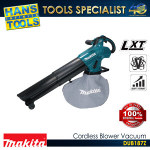 Makita DUB187Z Cordless Blower Vacuum 18V LXT BL XPT [Bare Tool Only] [Battery and Charger are Sold Seperately]