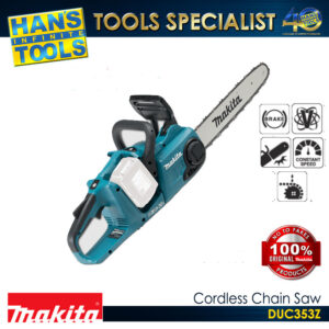 Makita DUC353Z Cordless 350 mm (14") Chain Saw 18V X2 (36V) LXT BL XPT [Battery and Charger are Sold Separately]