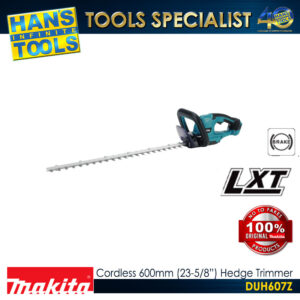 Makita DUH607Z Cordless 600 mm (23-5/8") Hedge Trimmer 18V LXT BL XPT [Battery and Charger are Sold Separately]
