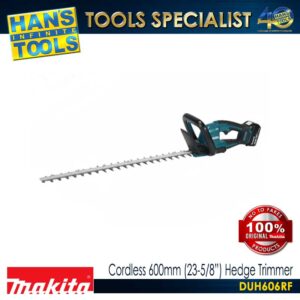 Makita DUH606RF Cordless 600mm (23-5/8") Hedge Trimmer 18V LXT BL XPT
