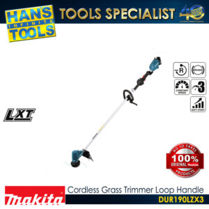 Makita DUR190LZX3 Cordless 3-Speed Grass Trimmer Loop Handle 18V LXT BL ADT AFT [Battery and Charger are Sold Separately]