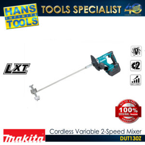 Makita DUT130Z Cordless 165 mm (6-1/2") Variable 2-Speed Mixer 18V LXT BL XPT [Battery and Charger are Sold Separately]
