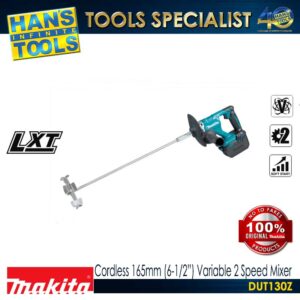 Makita DUT130Z Cordless 165 mm (6-1/2") Variable 2-Speed Mixer 18V LXT BL XPT