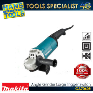 Makita GA7060R Angle Grinder Anti Restart Function Soft Start Large Trigger Switch 180mm (7") 2,200 W