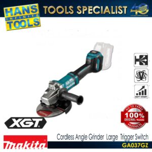 Makita GA037GZ Cordless 180mm(7") Angle Grinder Anti Restart Function Large Trigger Switch 40Vmax XGT BL AWS AFT[ Bare Tool Only]