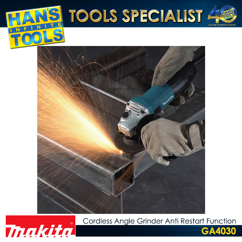 Makita GA4030 Angle Grinder Slide Switch 100 mm (4") 720 W - Image 3