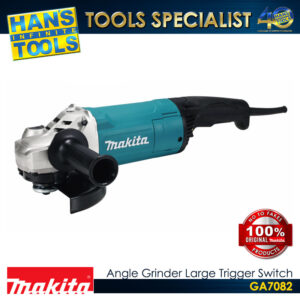Makita GA7082 Angle Grinder Large Trigger Switch 180mm (7") 2,700 W