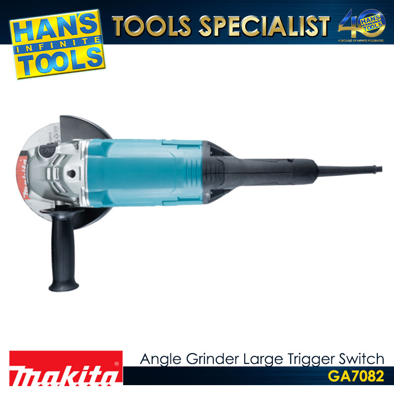 Makita GA7082 Angle Grinder Large Trigger Switch 180mm (7") 2,700 W - Image 2