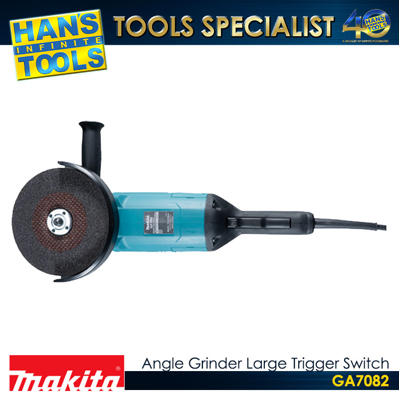 Makita GA7082 Angle Grinder Large Trigger Switch 180mm (7") 2,700 W - Image 3