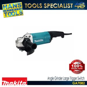 Makita GA7082 Angle Grinder Large Trigger Switch 180mm (7") 2,700 W