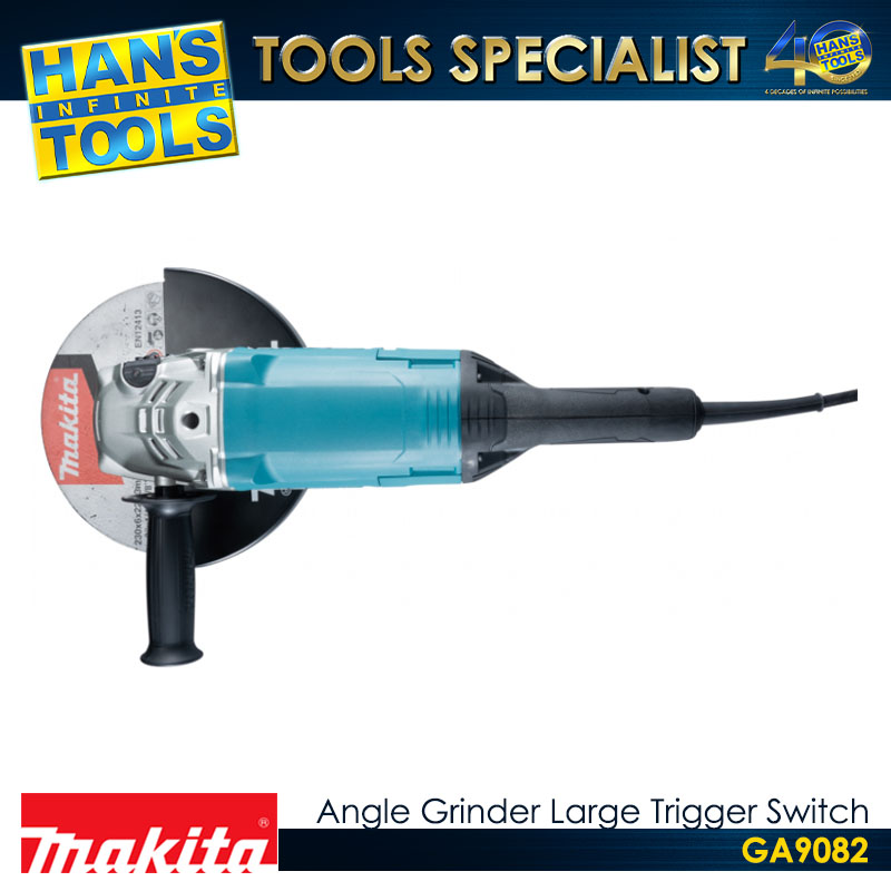 Makita GA9082 Angle Grinder Large Trigger Switch 230mm (9") 2,700 W - Image 2