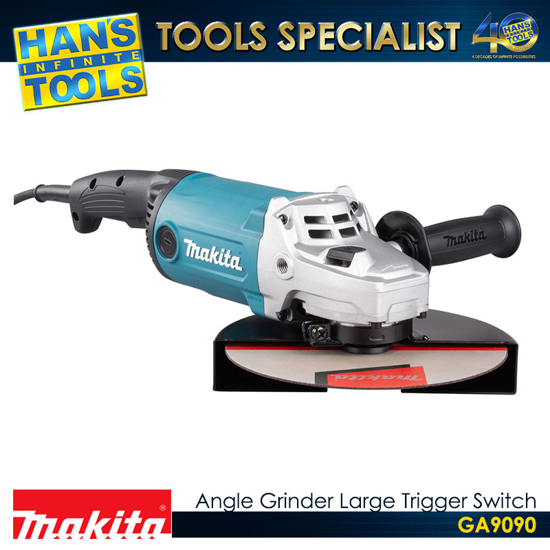 Makita GA9090 Angle Grinder Large Trigger Switch 230 mm (9") 2,200 W - Image 2